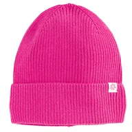 Czapki dla dzieci - Cool Club, Czapka dziewczęca, prążkowana, różowa - miniaturka - grafika 1