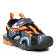 Buty dla chłopców - Sandały Primigi 3970022 Navy-Orange - miniaturka - grafika 1