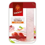 Pasztet i przetwory mięsne - Szynka z piersi indyka 500g plastry Sokołów - miniaturka - grafika 1