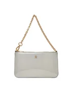 Torebki damskie - Tommy Hilfiger Torebka Th Icon Chain Shoulder Pouch Met AW0AW18219 Srebrny - miniaturka - grafika 1
