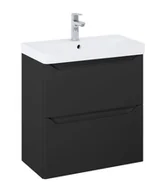 Szafki łazienkowe - Szafka łazienkowa z umywalką Elita Helo Compact 60 cm czarny mat RE020600207160 - miniaturka - grafika 1