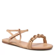 Sandały damskie - Jenny Sandały FAIRY - LS5751-04A Beige - miniaturka - grafika 1