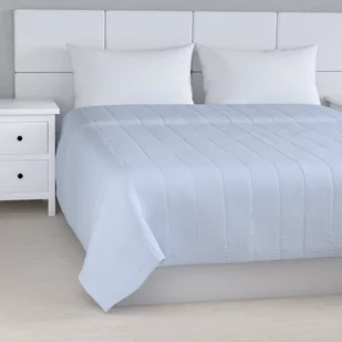 Dekoria Narzuta pikowana w pasy pastelowy niebieski szer.260 x dł.210 cm Loneta 500-133-35 - Narzuty - miniaturka - grafika 1