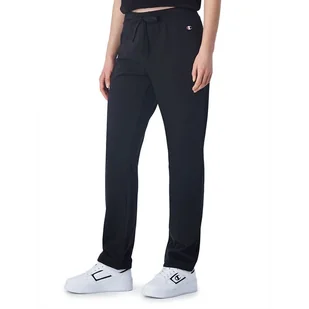 Spodnie Champion C Logo Patch Drawstring 117124-KK001 - czarne - Spodnie sportowe damskie - miniaturka - grafika 1