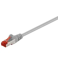 Kable miedziane - Goobay R CAT 6-025 SSTP PIMF GREY 0.25m 4040849942129 - miniaturka - grafika 1