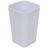 Akcesoria łazienkowe - Fala Kubek na kosmetyki Cuboid Biały - miniaturka - grafika 1