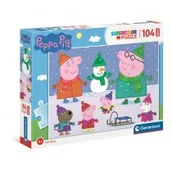 Puzzle - Clementoni Świnka Peppa Puzzle Super Color 3Y40RY 3Y40RY - miniaturka - grafika 1