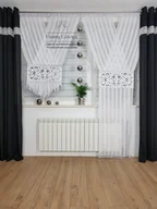 Firany - Modna firanka, panel dekoracyjny długi 250cm, firana panele - miniaturka - grafika 1