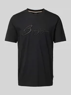 Koszulki męskie - T-shirt z wyhaftowanym logo model ‘Thompson’ - miniaturka - grafika 1