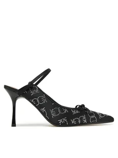 PINKO Klapki Elsa 08 SD0335 T017 Czarny - Klapki i japonki damskie - miniaturka - grafika 1
