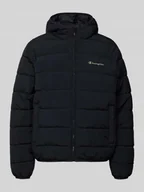 Kurtki męskie - Kurtka pikowana z logo i wpuszczanymi kieszeniami - miniaturka - grafika 1