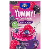 Kisiel - Krüger Yummy! Kisiel do kubka smak owoce leśne 30 g - miniaturka - grafika 1