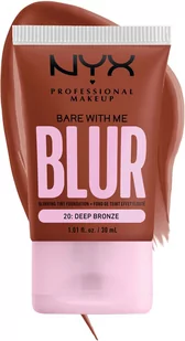 NYX PROFESSIONAL MAKEUP Bare With Me Blur Tint Foundation 20 Deep Bronze - Podkład  20 Deep Bronze - Podkłady do twarzy - miniaturka - grafika 3