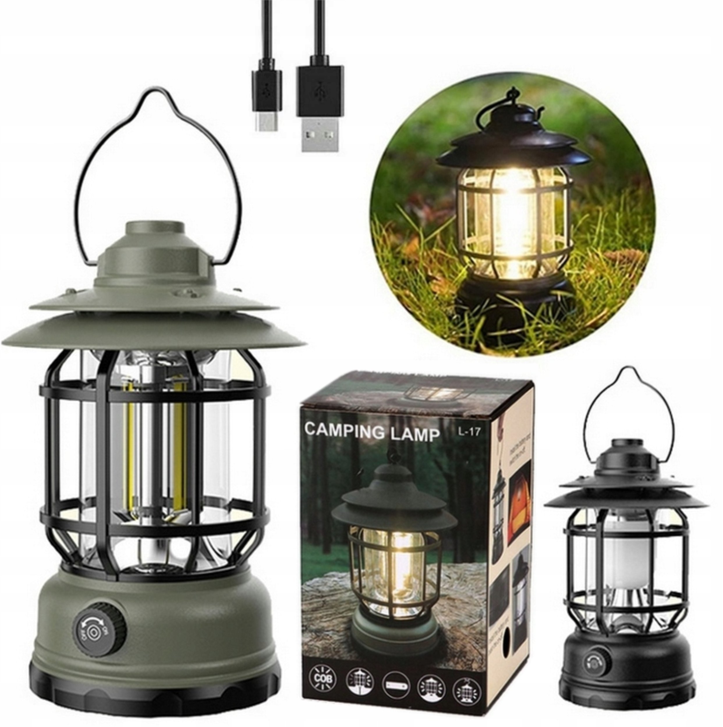 Memflow Lampa akumulatorowa MEMFLOW LED 9 W wejście USB, z możliwością postawienia