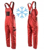 Odzież robocza - Ocieplane spodnie robocze ogrodniczki zimowe 3XL - miniaturka - grafika 1