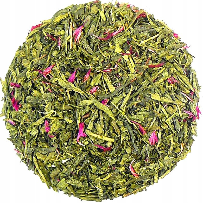 Herbata zielona Sencha Earl Grey Pink 1kg