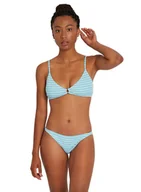 Stroje kąpielowe - Góra od bikini Volcom Next niebieski w paski -XS - miniaturka - grafika 1