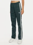 Spodnie sportowe damskie - adidas Spodnie dresowe Beckenbauer IY2226 Zielony Regular Fit - miniaturka - grafika 1