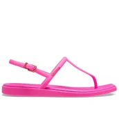 Sandały damskie - Sandały Crocs Miami Thong Flip 209793-6ZQ - różowe - miniaturka - grafika 1