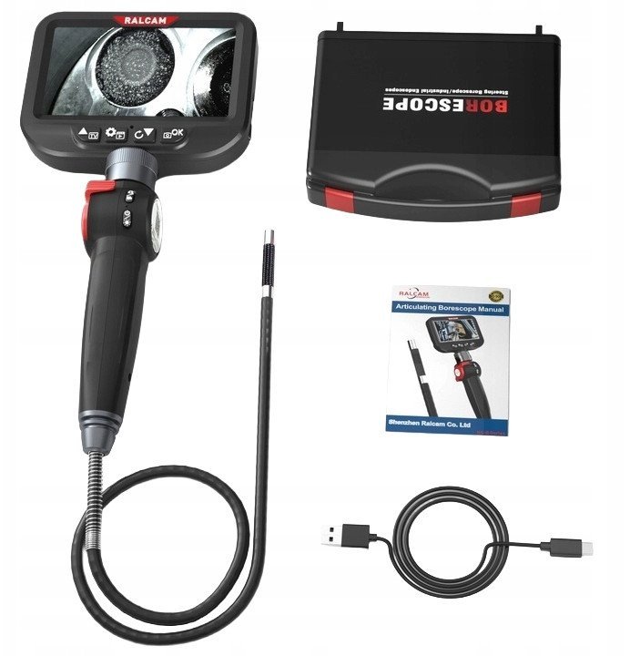 Ralcam Kamera przemysłowa BOROSKOP H408B ENDOSKOP 8mm LED FULL HD sterowana
