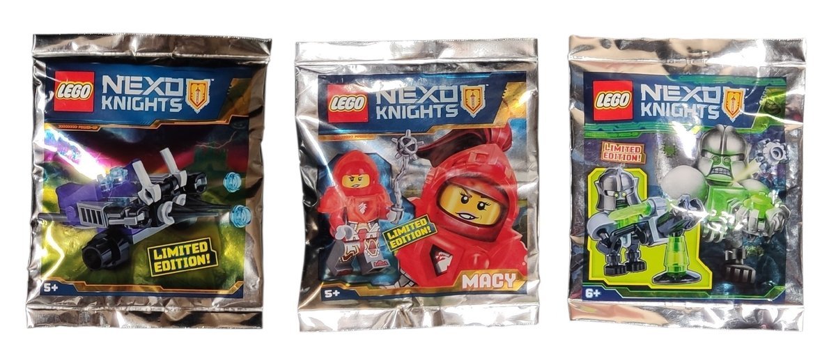 Klocki LEGO Nexo Knights - Zestaw 3 Polybag - NX02