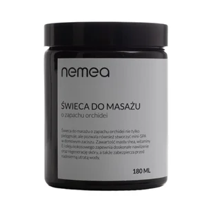 NEMEA, Świeca do masażu o zapachu orchidei, 180 ml - Świece - miniaturka - grafika 1