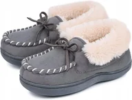 Buty dla dziewczynek - Merrimac Granatowe Buty Dziecięce Kapcie Ocieplane Na Zimę 27-28 J_A - miniaturka - grafika 1