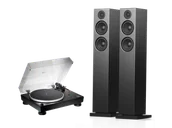 Zestawy stereo - Audio-Technica AT-LP5X (czarny) + A38 (czarny) - miniaturka - grafika 1