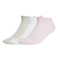 Skarpetki damskie - adidas Unisex Dorosły Cienkie Liniowe Skarpety Niskie Cięcia 3 PARY OPAKOWANIE 6,5-8 - miniaturka - grafika 1