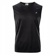 Koszulki męskie - Koszulka męska treningowa Martes Essentials Newat bezrękawnik czarny rozmiar XL - miniaturka - grafika 1