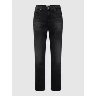 Spodnie męskie - Jeansy o kroju regular tapered fit z mieszanki bawełny - Calvin Klein Jeans - grafika 1