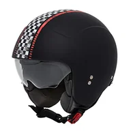 Kaski motocyklowe - PREMIER CASCO ROCKER CK 9 BM,CZARNY/BIAŁY/CZERWONY,XS - miniaturka - grafika 1