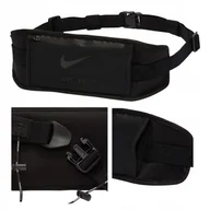 Nerki - Nerka Do Biegania Nike Race Czarna Elastyczny Pas Odblaskowe Logo Stopery - miniaturka - grafika 1