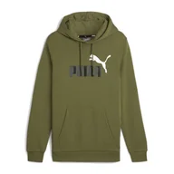 Bluzy sportowe męskie - Bluza męska PUMA Essentials+ Two-Tone Big Logo Hoodie TR - miniaturka - grafika 1