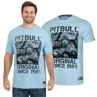 Odzież taktyczna i umundurowanie - Koszulka PITBULL Middle Weight 170 Basic Drive '25 - Jasnoniebieska  M - miniaturka - grafika 1