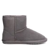 Buty dla chłopców - Śniegowce EMU Australia Wallaby Mini Teens T10103 Szary - miniaturka - grafika 1