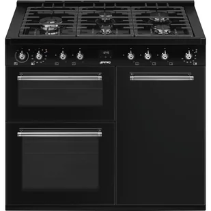 Kuchenka gazowo-elektryczna SMEG CX103GMBL - Kuchenki gazowo-elektryczne - miniaturka - grafika 1