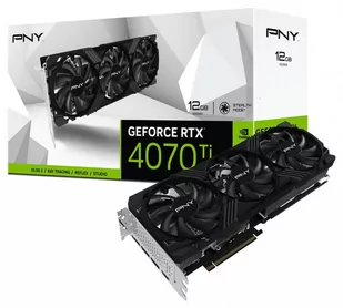 PNY GeForce RTX 4070 Ti VERTO 12GB Triple Fan Edition DLSS 3 - Karty graficzne - miniaturka - grafika 1