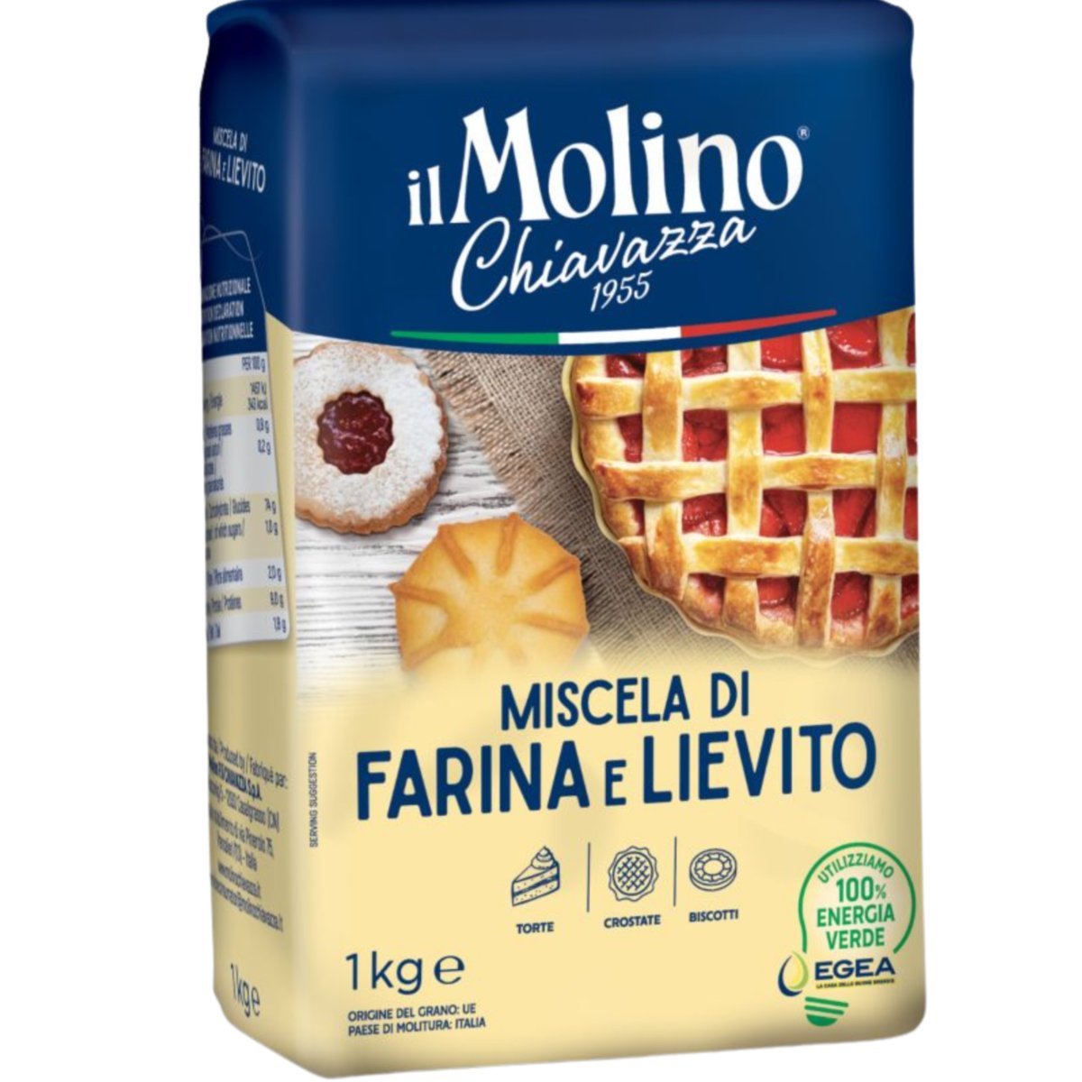 Il Molino Chiavazza Miscela per Dolci 1kg mąka z proszkiem do pieczenia