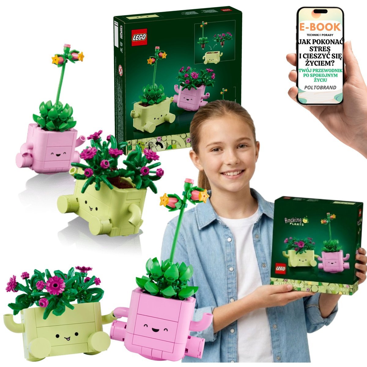 KLOCKI LEGO BOTANICALS 11506 Roślinki W Doniczkach Prezent Dla Dziecka + E-BOOK-1