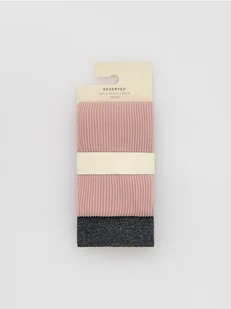 Reserved - Rajstopy z mikrofibry 2 pack - brudny róż - Rajstopy - miniaturka - grafika 1