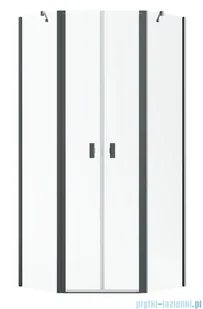 Radaway Nes Brushed GunMetal Ptd kabina pięciokątna 90x90cm szczotkowany grafit 10051000-92-01/10051600-92-01 - Kabiny prysznicowe Radaway Nes Brushed GunMetal Ptd kabina pięciokątna 90x90cm szczotkowany grafit 10051000-92-01/10051600-92-01 - Kabiny prysznicowe - miniaturka - grafika 1