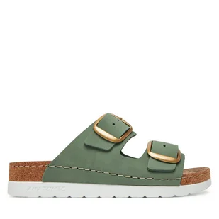 Klapki Dr. Brinkmann 700741-07 Zielony - Klapki i japonki damskie - miniaturka - grafika 1