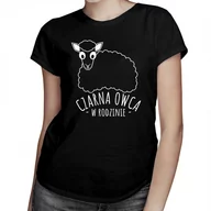 Koszulki męskie - Czarna owca w rodzinie - damska koszulka z nadrukiem 9705 - miniaturka - grafika 1