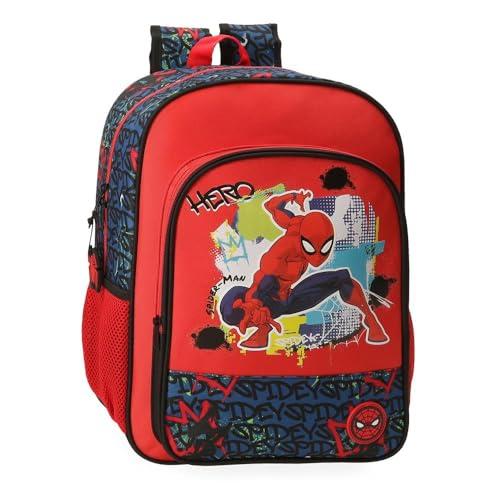 Joumma Marvel Spiderman Urban Plecak szkolny Czerwony 30x40x13 cm 15,6L Poliester, Czerwone, plecak szkolny