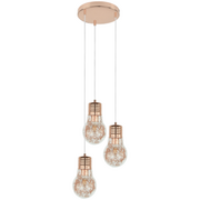 Lampy sufitowe - Britop Bulb lampa wisząca 3-punktowa 2820313 - miniaturka - grafika 1