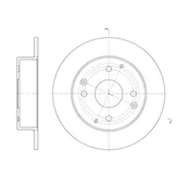 Tarcze hamulcowe - Tarcza hamulcowa ROADHOUSE 61156.00 - miniaturka - grafika 1