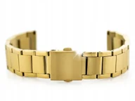 Akcesoria do zegarków - Bransoleta Pacific Model 9 solid - złota 14mm + GRAWER - miniaturka - grafika 1