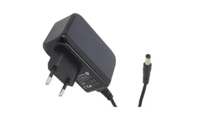 POS24100A Zasilacz adapter czarny 24W 24V 1A z wtykiem DC 2,1 x 5,5mm - Ładowarki samochodowe - miniaturka - grafika 1