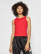 Sukienki - Champion Top Ribbed Insert 112734 Czerwony Custom Fit - miniaturka - grafika 1